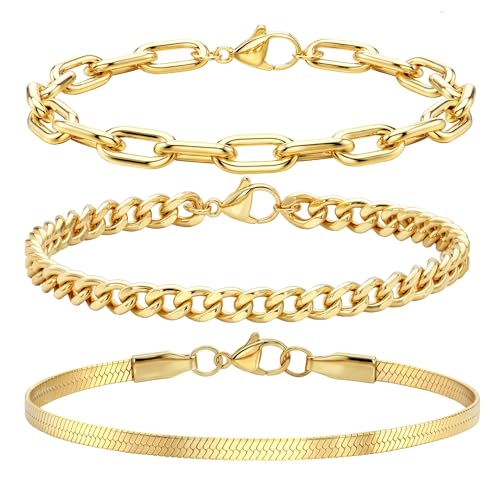 Image of Extra Large Anklets for Women Waterproof, 14K Gold Plated Stack Anklets for Women Plus Size, 10 inch+2 inch Non Tarnish Large Ankle Bracelets for Women, Summer Big Ankles Set, Beach Bikini Vacation Jewelry