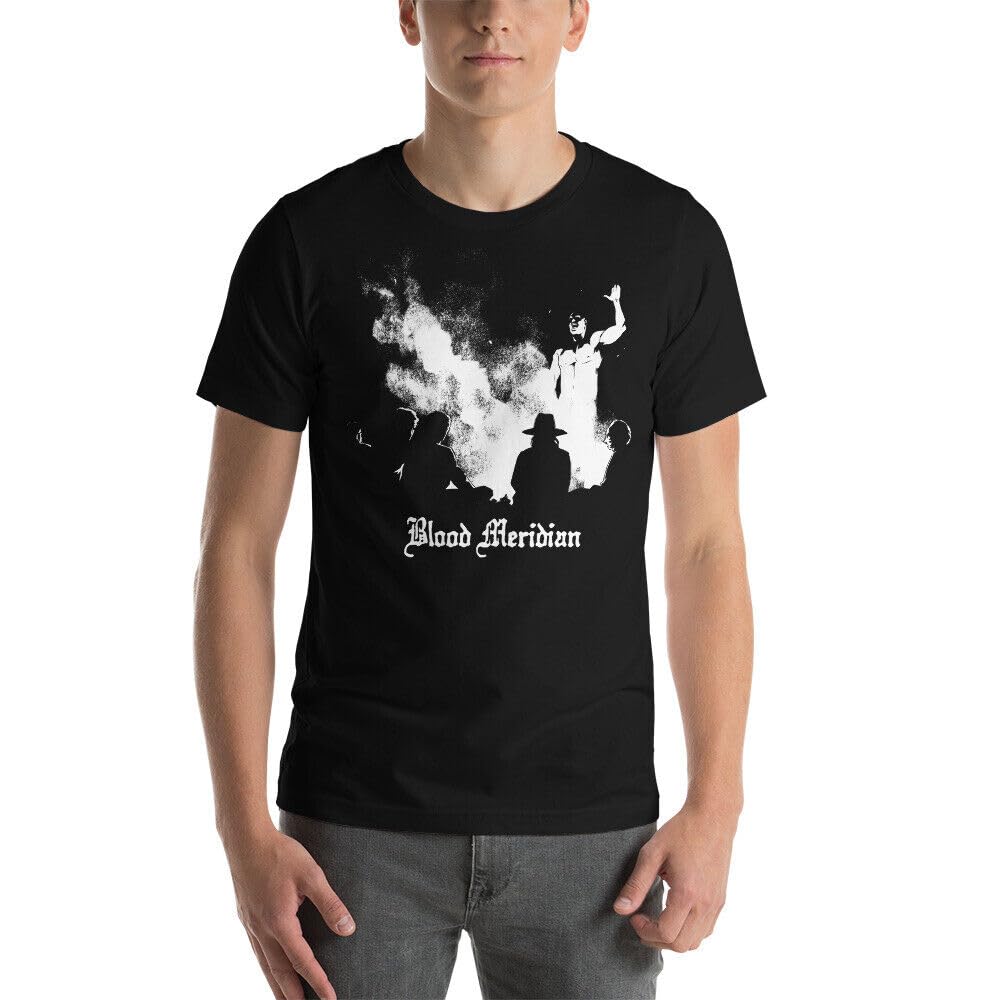 MDIM Blood Meridian Cormac McCarthy Scene Graphic Tee Shirt Unisex t-Shirt BlackMedium
