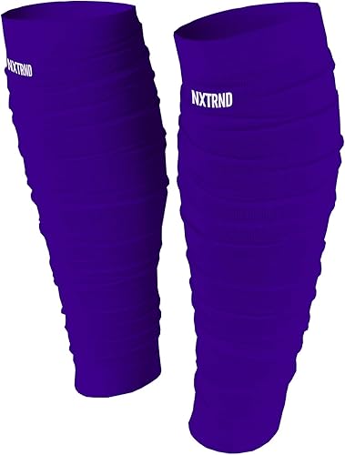 Miniatura 3 de Nxtrnd - Mangas de pierna de fútbol para hombres y niños, se venden por par