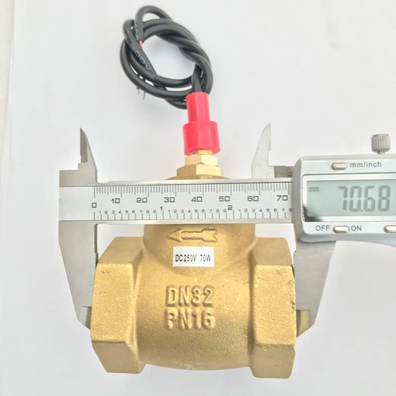 Commutateur de capteur de débit de Type déflecteur Interrupteur à Lames Interrupteur de capteur magnétique en Laiton 8-200L/min 250V DC 70W Interrupteur Saier à 2 Fils