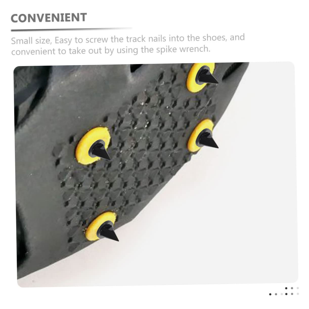 Sosoport 150 Pz Picchi sportivi punte di ricambio per scarpe da pista punte per scarpe piramidali accessori running picchi di corsa punte per scarpe da sprint all'aperto uomo