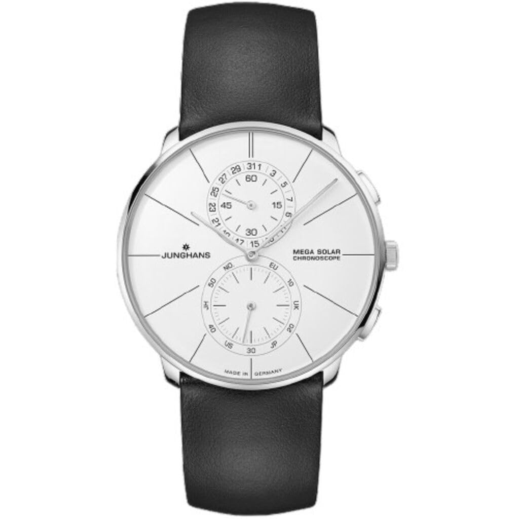 JUNGHANS Meister Fein Chronoscope Mega Solar Funkuhr Schwarz 59/4200.00