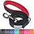 Vivaglory Dog Lead with Padded Handle, Heavy Duty Reflective 5ft Nylon Dog Training Walking Lead Leash for Medium & Large Dogs, Black