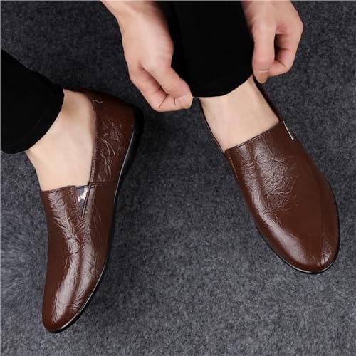 Mens Slip Resistant Loafers Shoes Breathable Slip On Comfortable Driving Style for Casual Events Business Outdoors Wedding3