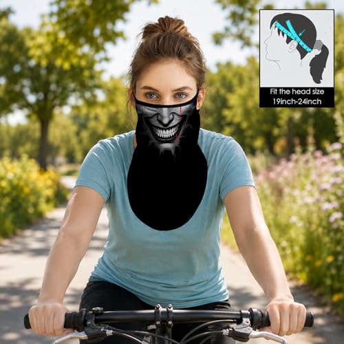 Obacle Neck Gaiter Face Mask with Ear Loops Bandana Face Mask Scarf Face Cover for Men Women by Obacle - Used condition - Image 4