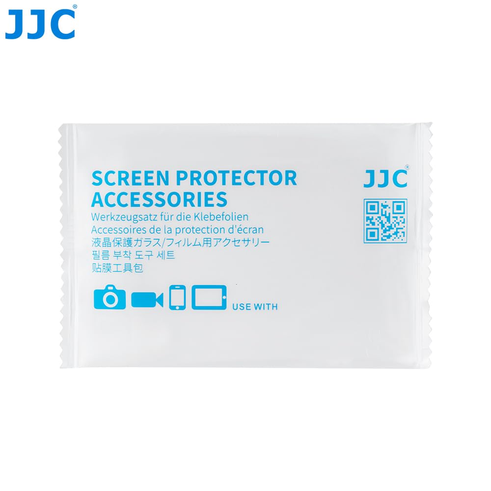 JJC Ochraniacz ekranu do aparatu cyfrowego Fujifilm GFX100RF, kamera o twardości 9H, osłona ze szkła hartowanego LCD, odporna na zarysowania, zapobiega powstawaniu pęcherzyków powietrza, ochrona przed
