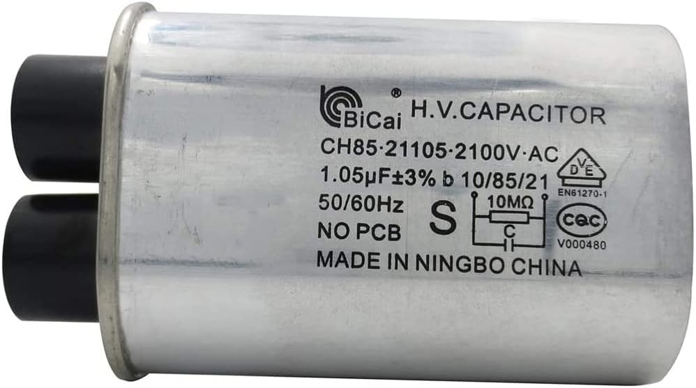 CENPEK Microwave Oven High Voltage Capacitor 2100 VAC 1.00 MFD uF Universal Compatible and Replace for Media Hair Amana Kenmore Mayta and Whirlpolo - Image 3