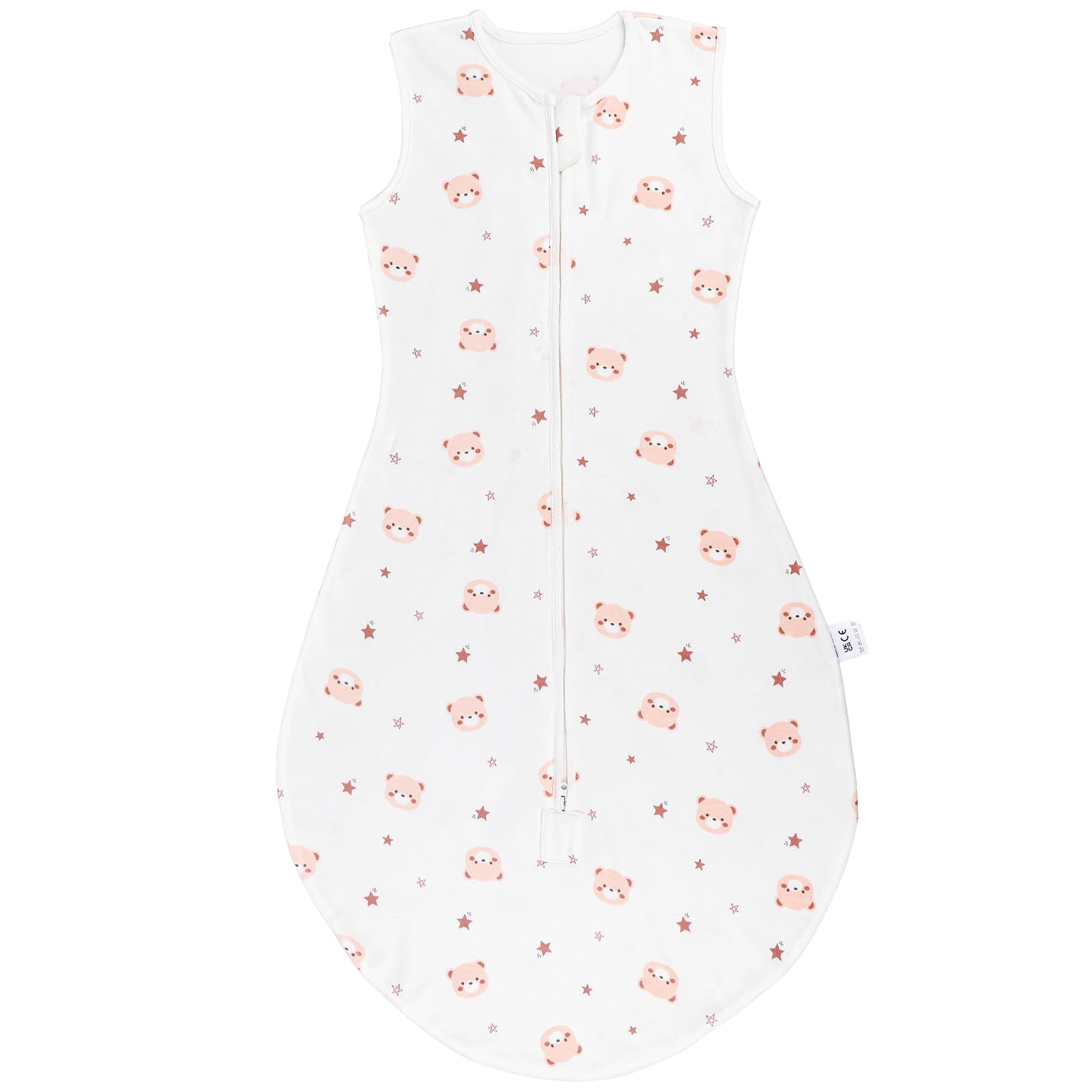 Babyschlafsack Sommer 0.5 Tog, 100% Baumwolle, Unisex (S/M/L)