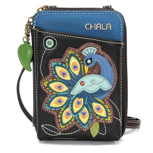 Image of CHALA Wallet Crossbody Cell Phone Purse - Women Faux Leather Multicolor Handbag with Adjustable Strap