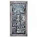 MyGift Torched Wood Vertical Frame Chalkboard, Wall Mount Erasable Message Board