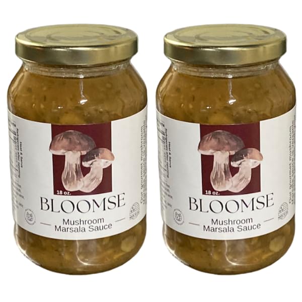 Gourmet Mushroom Marsala Wine Sauce, 100% Natural, Fresh Ingredients, Premium Restaurant Quality, Plant-Based, Bloomse, 2-PACK image 3