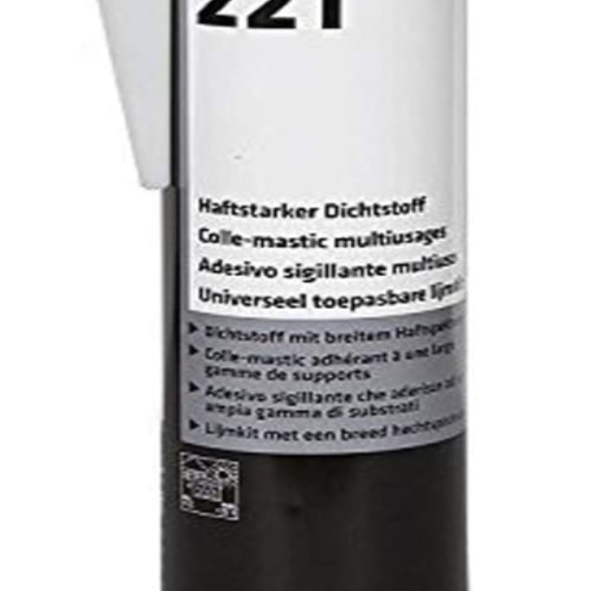 Sikaflex 221 white 300 ml permanently elastic, recoatable, wide range of adhesive properties for homemobiles and caravans