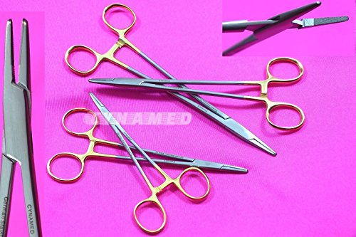 4 GERMAN STAINLESS PREMIUM T/C MAYO HEGAR NEEDLE HOLDER DRIVER 5