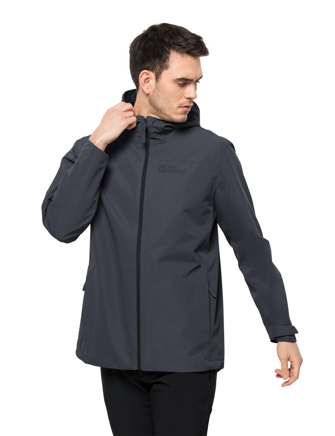 Chaqueta Jack Wolfskin Besler 2L impermeable y cortavientos con capucha para monta&ntilde;a 8