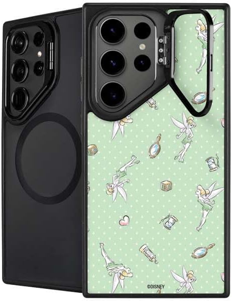 Skinit Kickstand Phone Case Compatible with Galaxy S25 Ultra - Officially Licensed Disney Tinker Bell Leave A Little Sparkle Design
