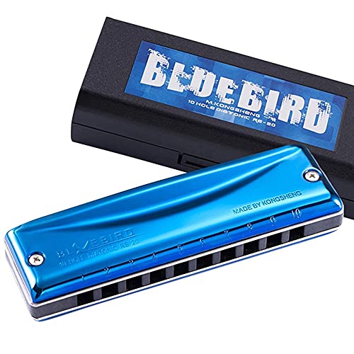 Harmonica Diatonic harmonica Bluebird 10 trous orgue de harpe de blues c a BB g f instruments professionnels ABS comb - Les Beatles, Paul McCartney, John Lennon, RIngo Starr, George Harrison Harmonica Diatonic harmonica Bluebird 10 trous orgue de harpe de blues c a BB g f instruments professionnels ABS comb