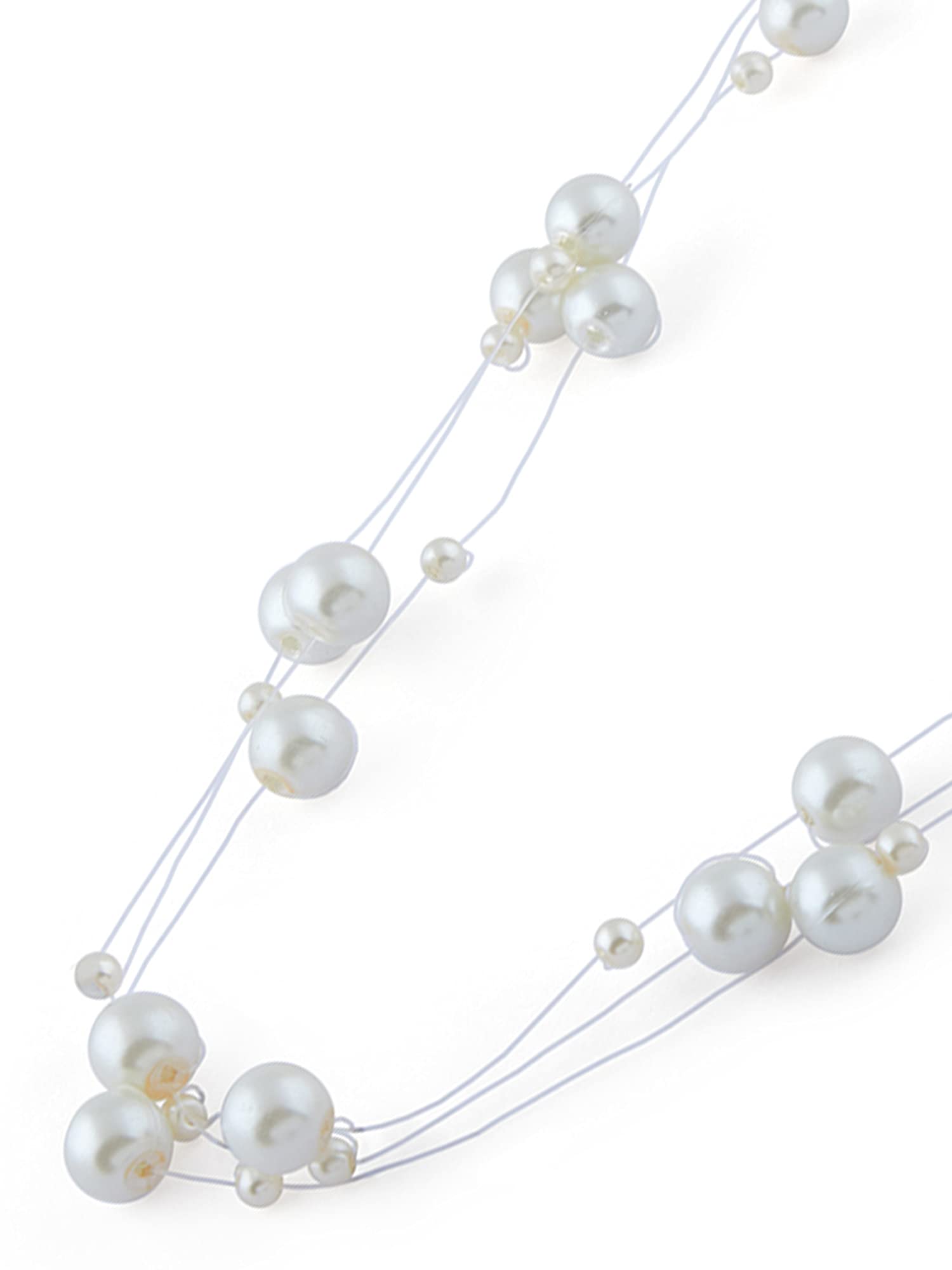 Modern Multistrand Pearl Necklace for Women