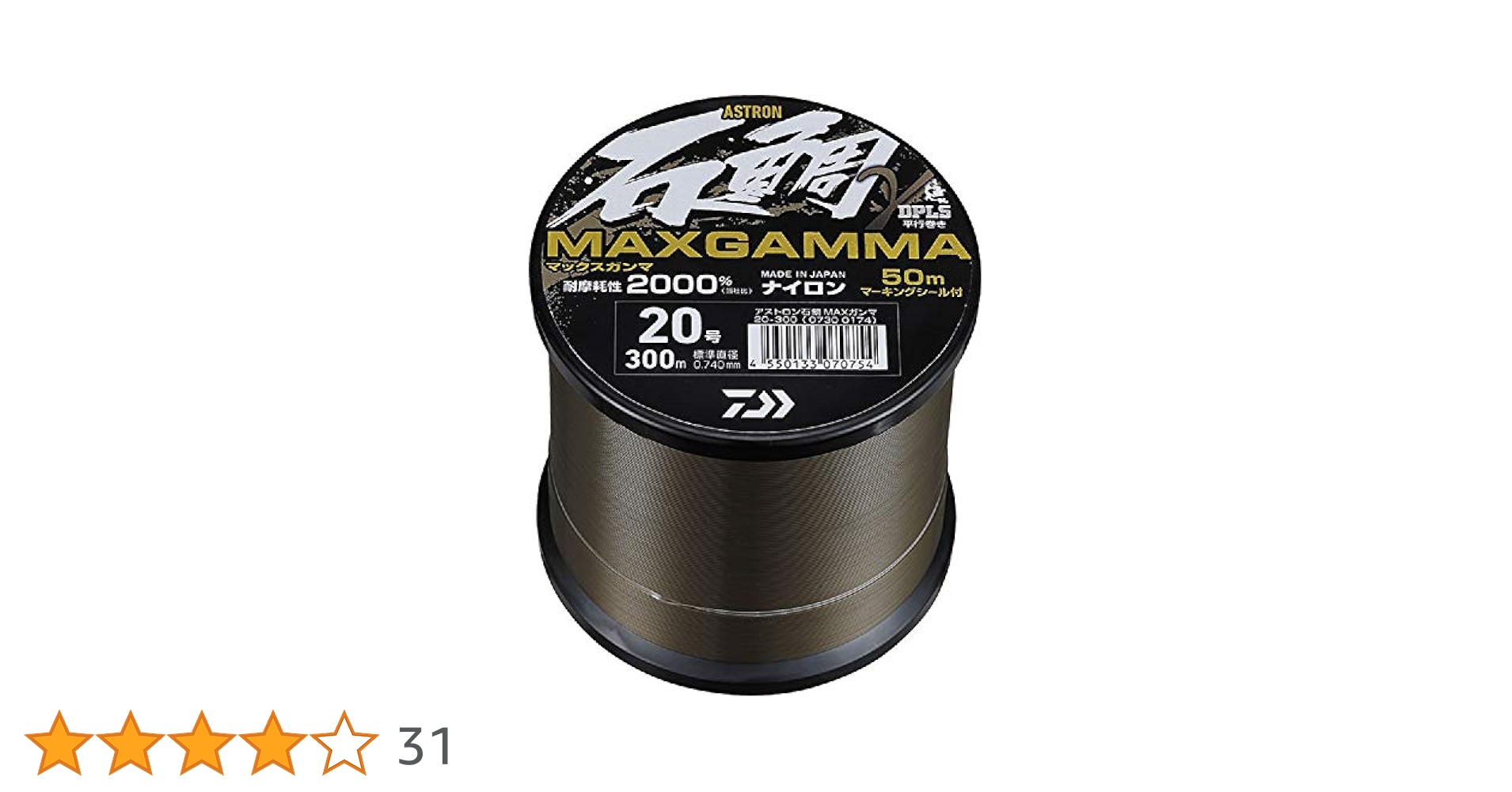 Amazon.co.jp: ダイワ(DAIWA) ナイロンライン アストロン石鯛