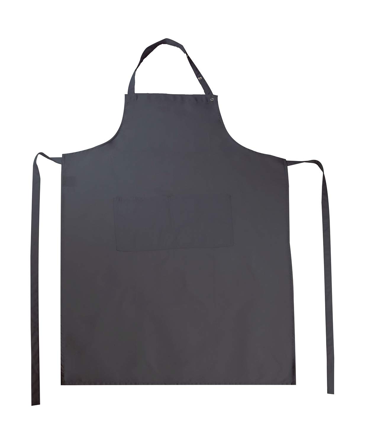Jassz Bistro "Amsterdam" Bib Pkt Apron - Grey - O/S