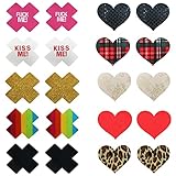 Self Adhensive Nipple Covers Disposable Lingerie Breast Pasties Petals 1 Metallic