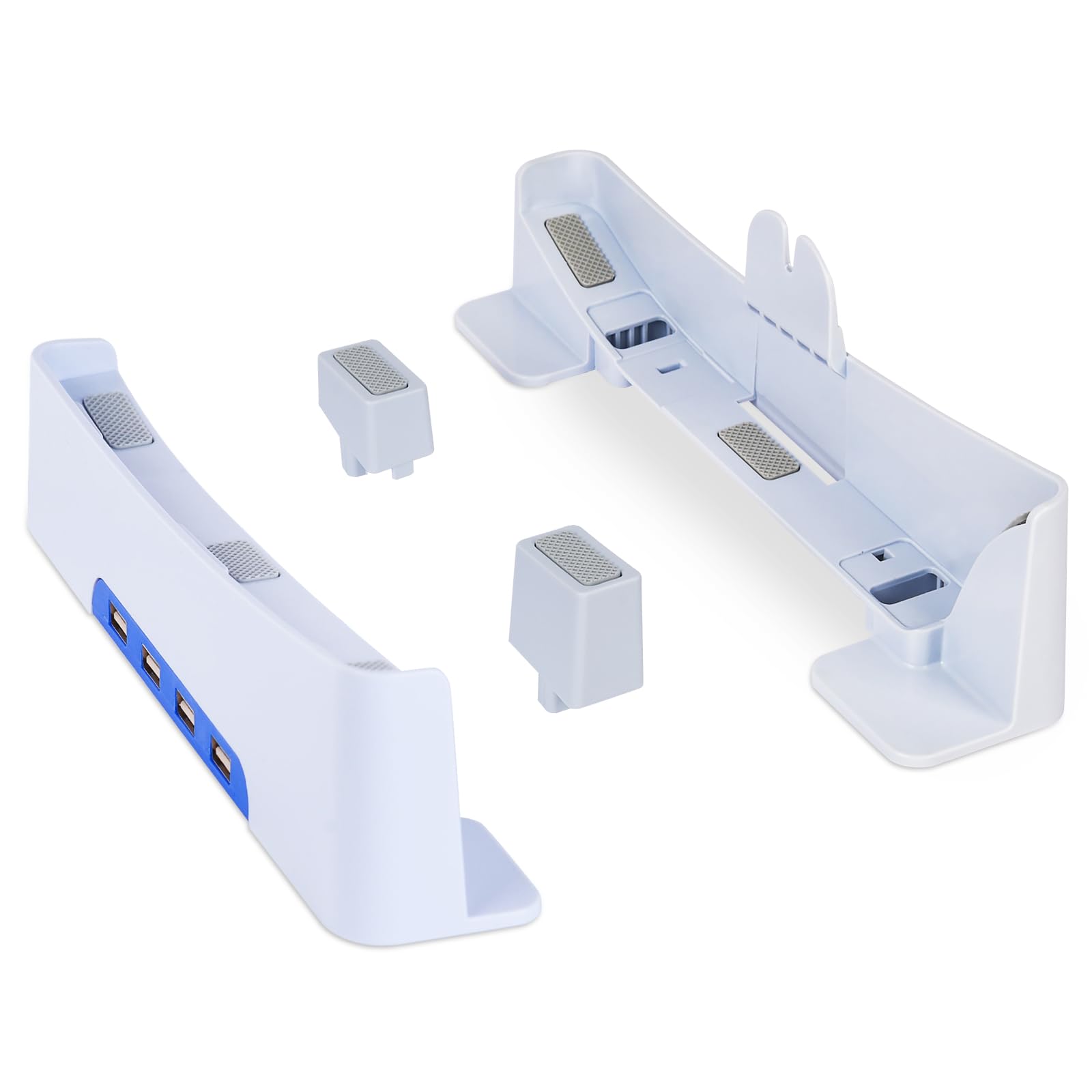 AXFEE Supporto per PS5 Slim, Supporto Orizzontale con 4 Porte USB e Pattini Antiscivolo, Accessori per Console