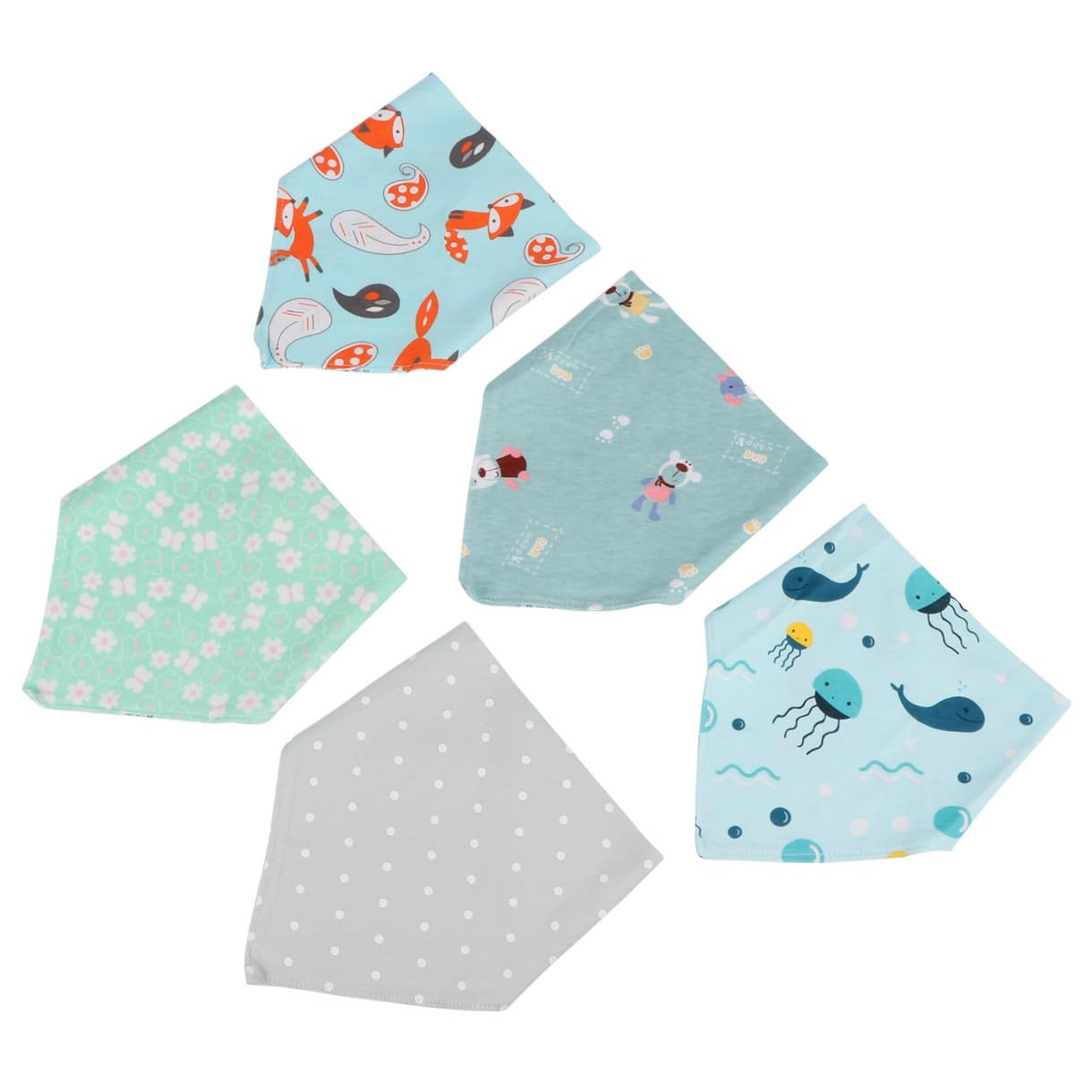 TOYANDONA 15 Piezas Baberos Baberos De Bebé Bufanda Baberos Para Bebé Baberos Infantiles Almuerzo Baberos De Alimentación Baberos Para Recién Nacidos Toallas De Saliva Baberos Simples