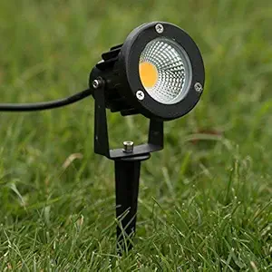 Varnet Waterproof Outdoor Adjustable 5 Watt Garden LED Spot Light (White,Metal)