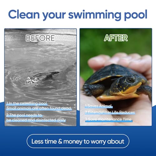 Image of LCHUANG Pro Frog Animal Life Saver Saving Escape Ramp Bridge Ladder for Swimming Pool Floating Small Wildlife Critter Duck Duckling Lily Pads Rescue Float Log Creature Pool Maintenance (Black-2Pack)