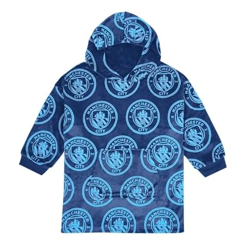 Manchester City FC Reversible Fleece Hoodie for Kids Cover