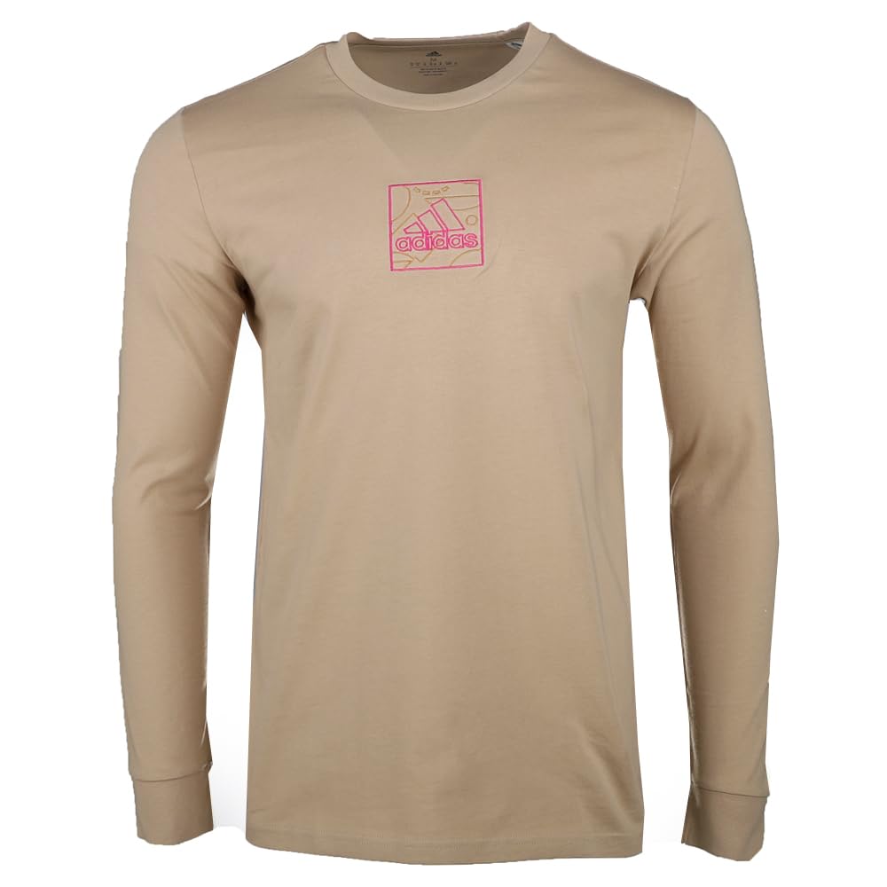 adidas Men's Embroidery Graphic Long Sleeve Tee