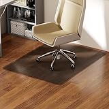 HOMCOM Chair Mat for Hard Floors, 90 x 120 cm Non-Slip Floor Mats for Wood/Tile Protection, Office & Home, Black - Image 6