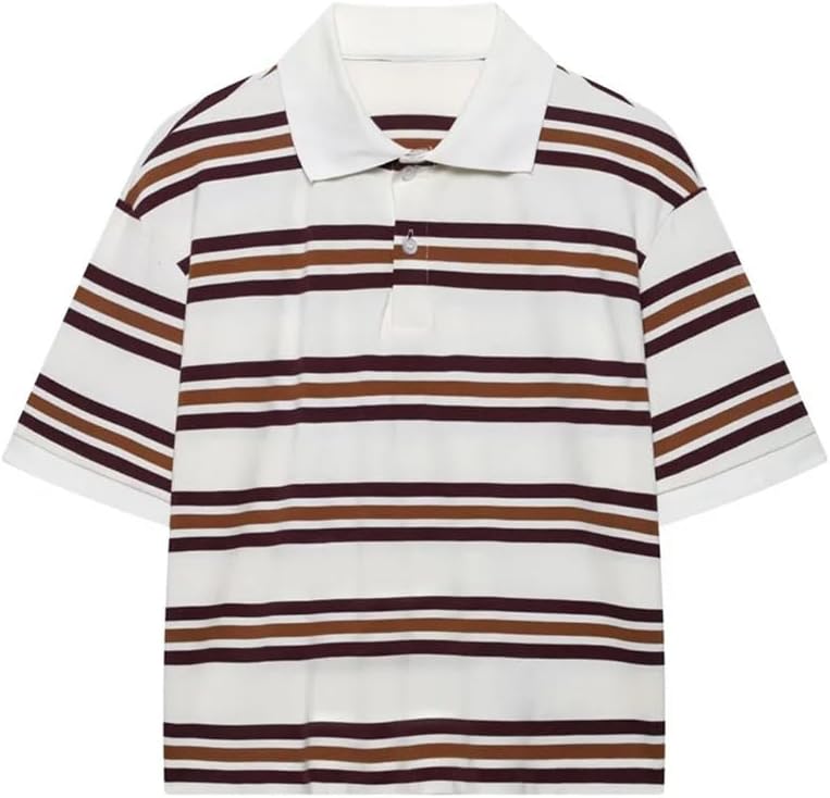 Women's Short-Sleeved Striped Top