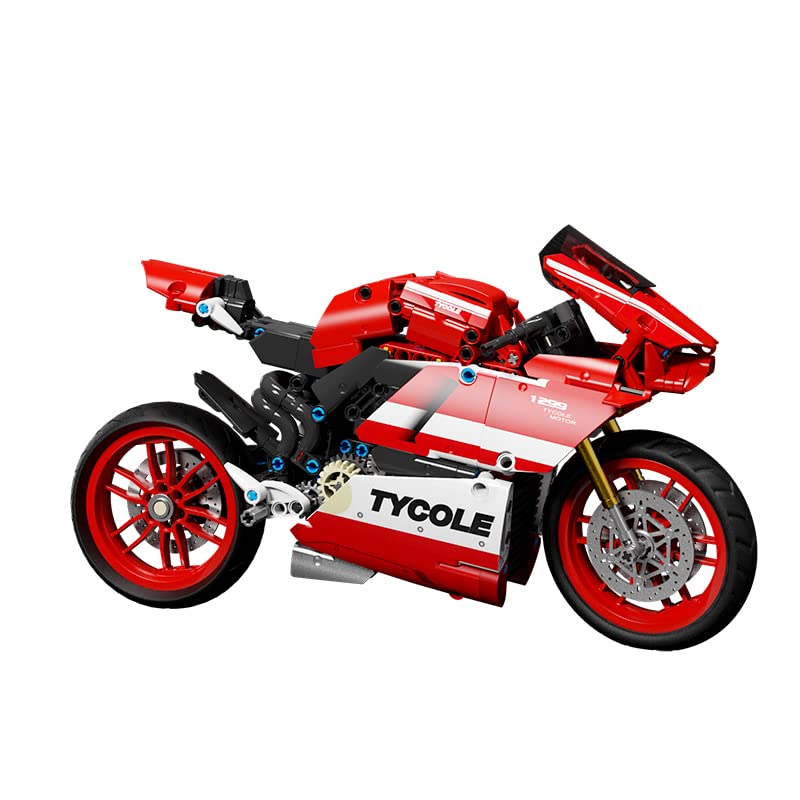 litodinogo TGL T3043 Klemmbausteine Technik klassisches Motorrad Spielzeug Bausteine Bausatz, Fahrzeug-Set…
