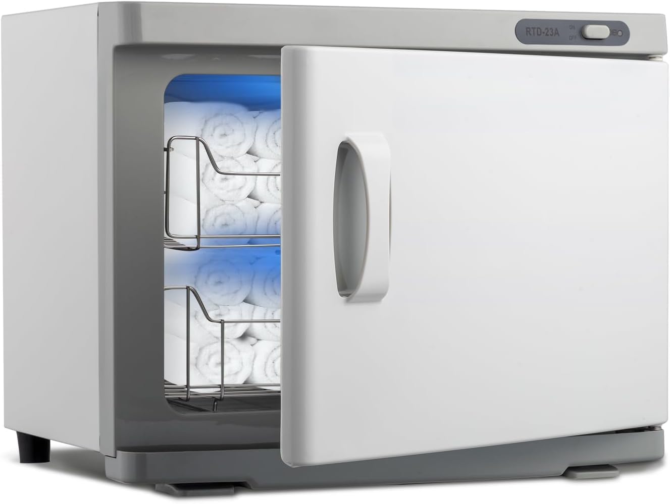 Towel Warmer Cabinet, 23L Large Hot Bath Towel Warmer Heating Use For Facial Spa, Hair Beauty, Salon Equipment And Home- White