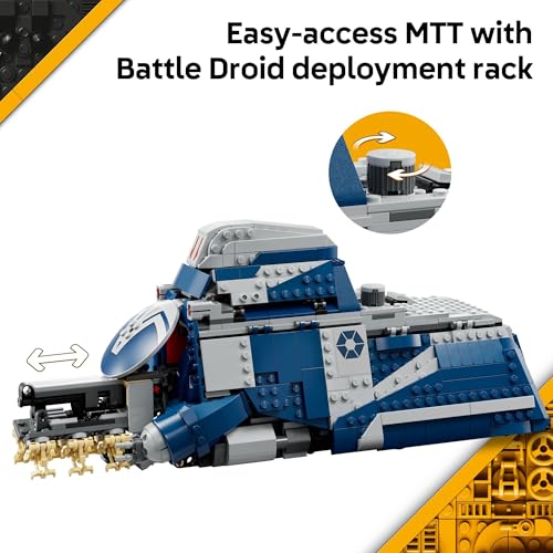 Image of LEGO Star Wars: The Clone Wars Battle of Felucia Separatist MTT Building Toy for Kids - Building Blocks for Pretend Play or Room Decor - Collectible Gift Idea for Boys & Girls, Ages 9+ - 75435