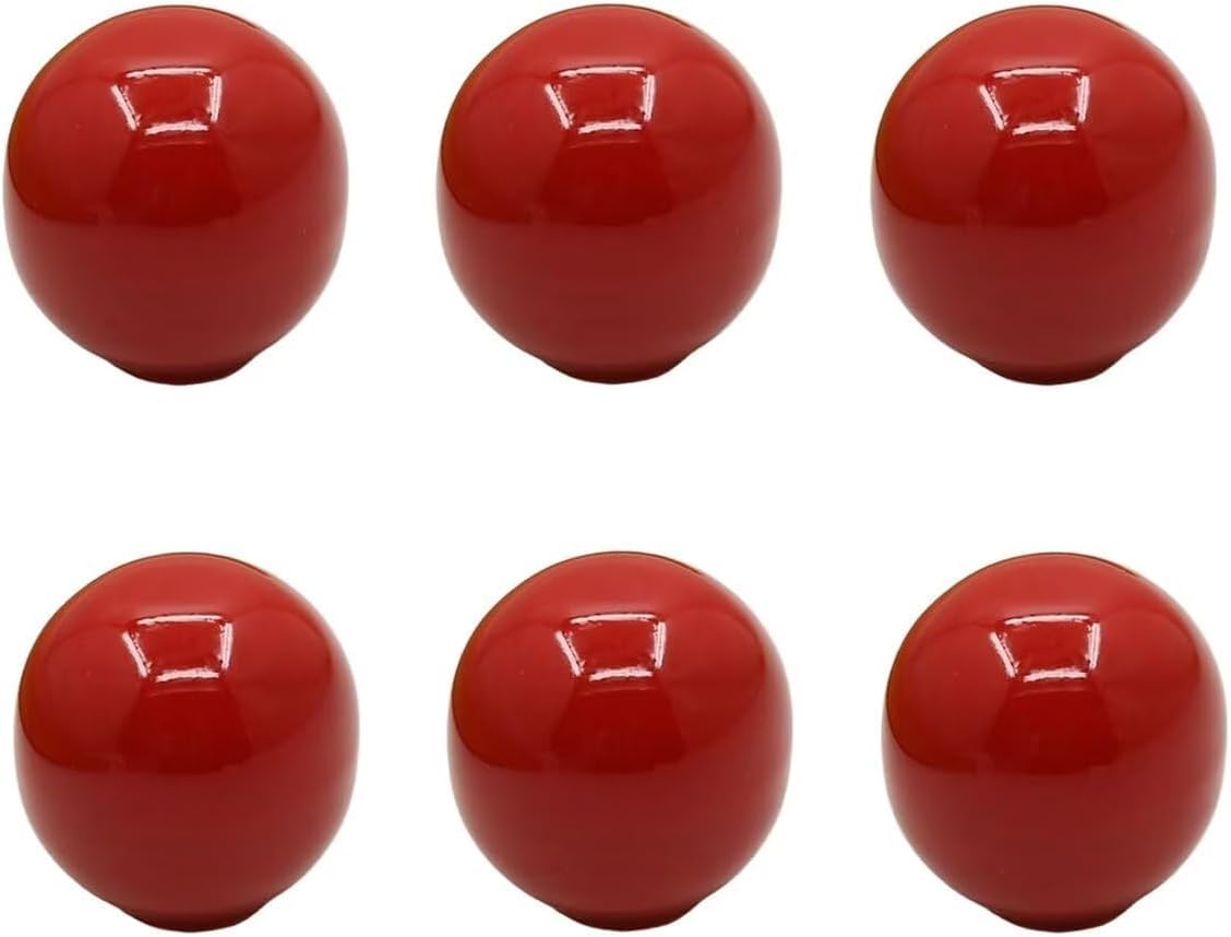 Boutons en céramique pour tiroir et poignée de porte de cuisine vintage rouge