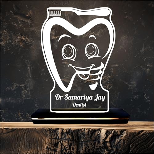 Image of DON'T JUDGE ME CUSTOMISED Doctor Lamp with Doctors Name and Design | Personalized Gift for Doctors (Warm White Color LED Light) (Doctor-4)