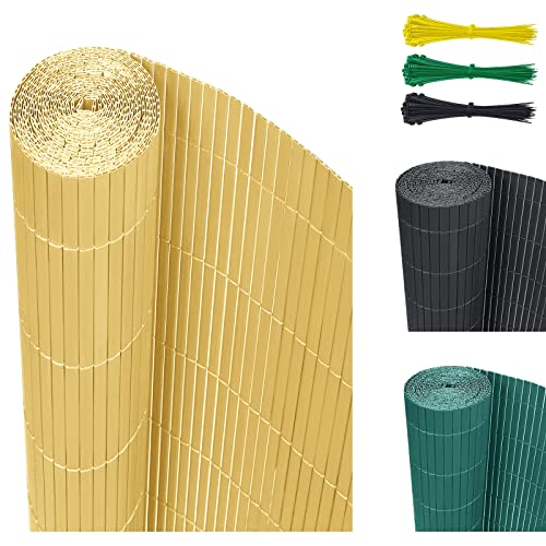 UISEBRT PVC Sichtschutzmatte Sichtschutz Garten Sichtschutzzaun...