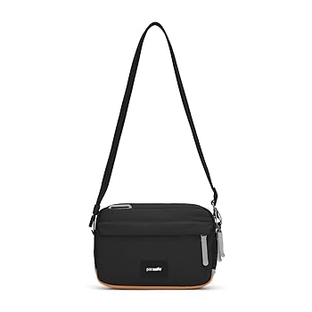 pacsafe 防犯機能付きボディバッグ ブラック Amazon | Pacsafe Go盗難防止クロスボディバッグ。, ジェット
