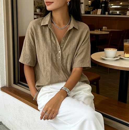Polos de lino mujer ideales para tus vacaciones y paseos marítimos de verano 2