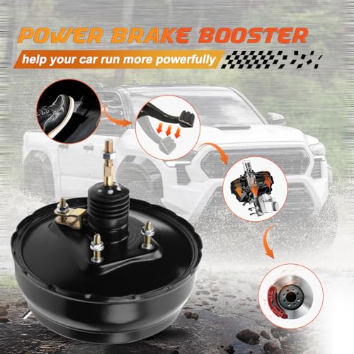 53-2791 Vacuum Power Brake Booster Compatible with Toyota Tacoma 1995-2001, T100 1994-1998, 2.4L 2.7L 3.4L, Replace OE 532791, 4461004050, 4461004060, 446100W010, 4461034030 by Orceed - Used condition - Image 5