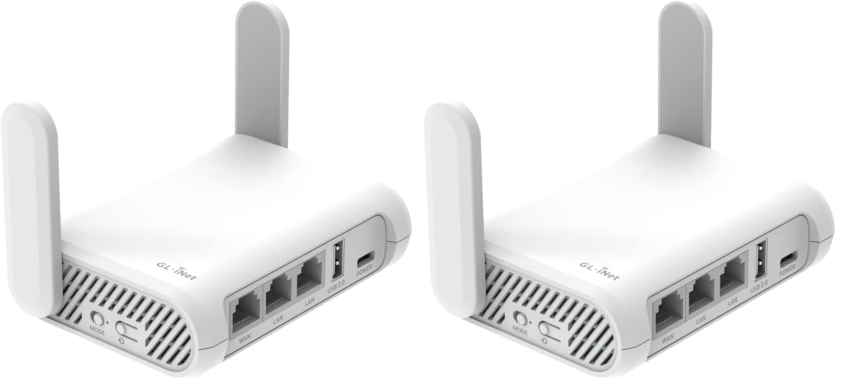 GL.iNet GL-SFT1200 Opal Travel Router, AC1200 Dual-Band Wi-Fi (Pack of 2)