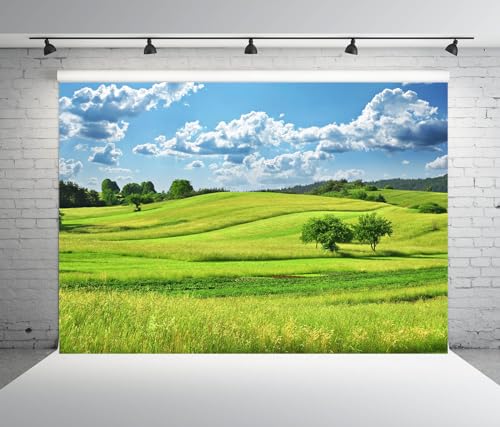Fondo fotográfico BELECO 12x8 ft tela verde naturaleza miniatura 3