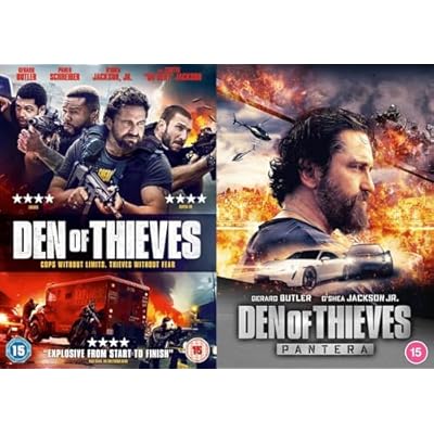 Den Of Thieves 1-2 DVD Collection - Den Of Thieves DVD / Den Of Thieves: Pantrea DVD - Den Of Thieves 2 Movie Collection DVD