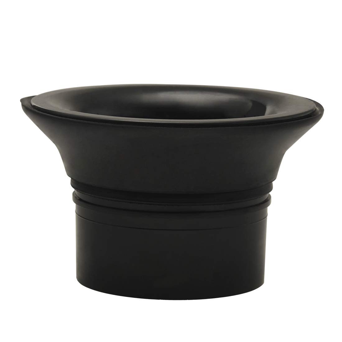 Alnicov Potenciador de batería de bajo de goma ABS con protector de agujero de puerto negro negro