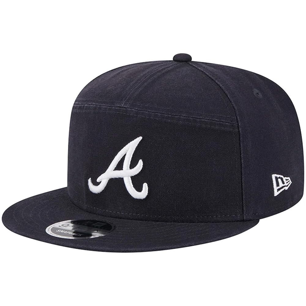 New Era Unisex Blue Canvas Split Panel Cotton 9 Fifty Trucker Cap By