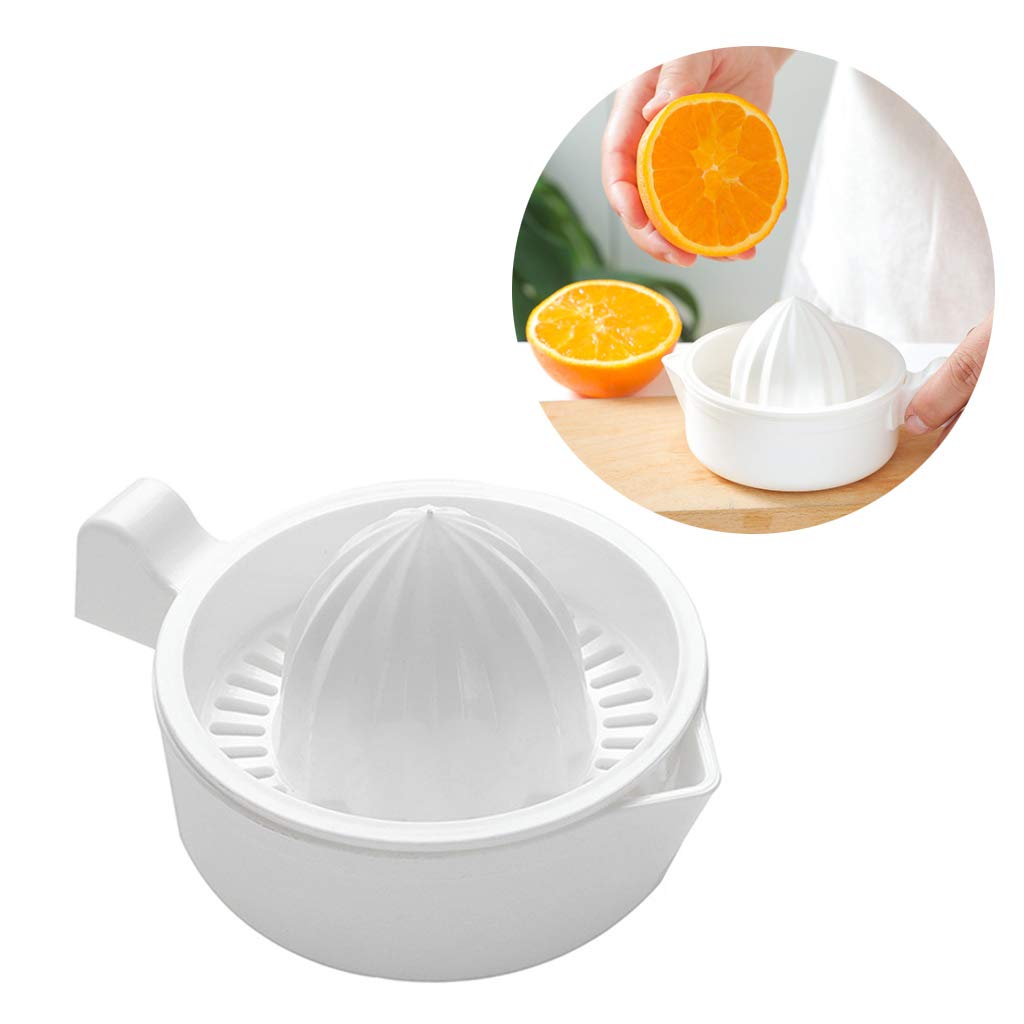 Plastic Double Layer Household Manual Citrus Juicer Orange Lemon Fruit Glass Scale Beaker Coffee Cup Kitchen Supplies Drinkware Mug Glass Cups For Kitchen Glass Cups Set Glass Cups Sets