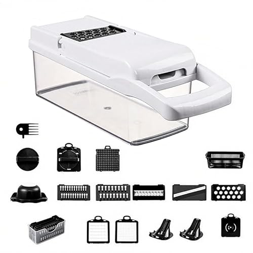 多機能野菜カッター 家庭用キッチン食品細断器 ジャガイモ・トマト・タマネギ用ダイサー 野菜・果物カッター 細断機 おろし器