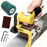 MIGLIORE DESIGN: Dotato di un albero regolabile e un sistema di scarico posteriore, questa macchina mantiene pulito lo spazio di lavoro. Include guide di rettifica che consentono un movimento senza restrizioni della maniglia, soddisfacendo facilmente varie esigenze di dimensione.