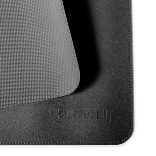 KUMORI Deskmat Office, Mousepad Grande Com Bordas Costuradas, Deskpad Ultradurável e Resistente à Ág
